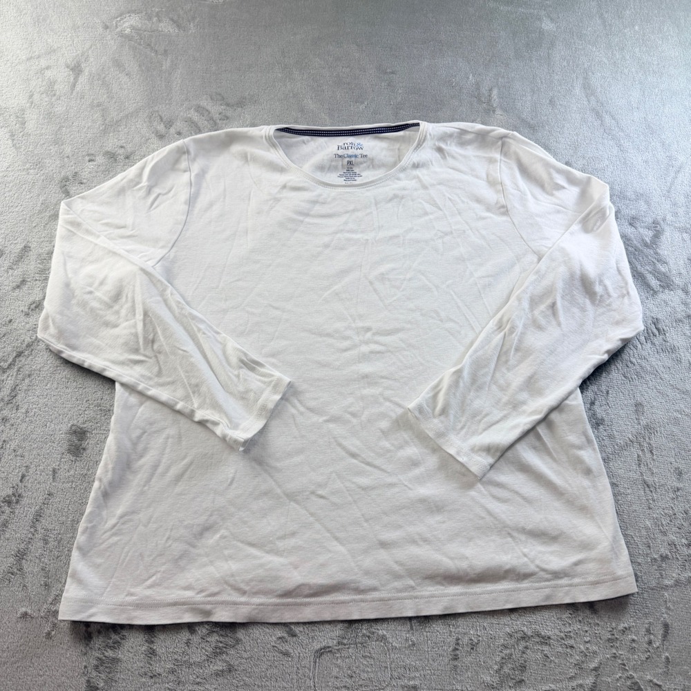 Croft & Barrow The Classic Tee White Women's PXL Petites